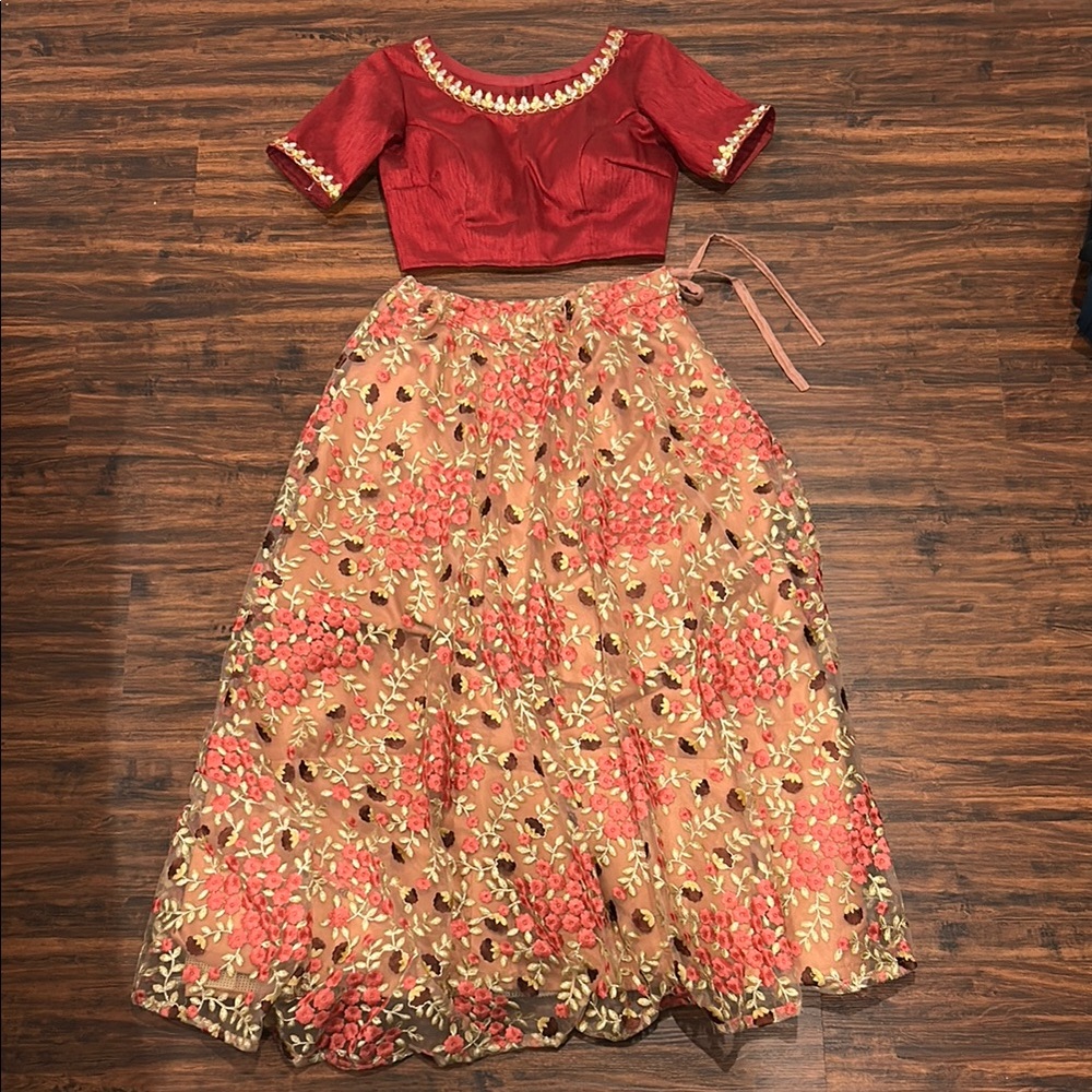 Floral Lehenga Choli Set